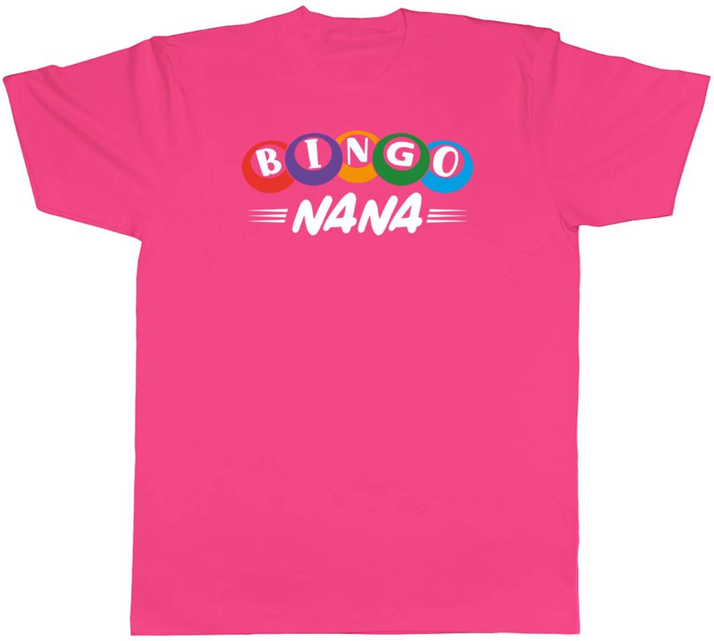 Bingo Nana Unisexs TShirt Number Card Jackpot Tee Gift