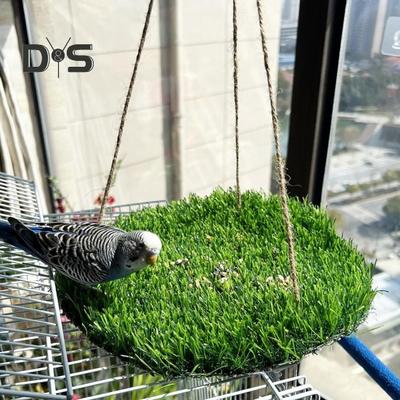 Reptile Hammock with Adjustable Rope Artificial Hanging Bed Small Pet Swing Mat Climbing Platform Toy for Lizards Bearded Dragons Chameleons Hamsters