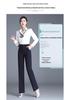 2025 Spring/Summer Women's High-Waist Cigarette Pants: Versatile Fashionable Straight-Leg Suit Trousers