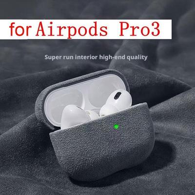 Upgrade Case for AirPods Pro 3 Soft Suede Texture Protective Case Compatible with Apple Airpods Pro 3rd Wireless Charging