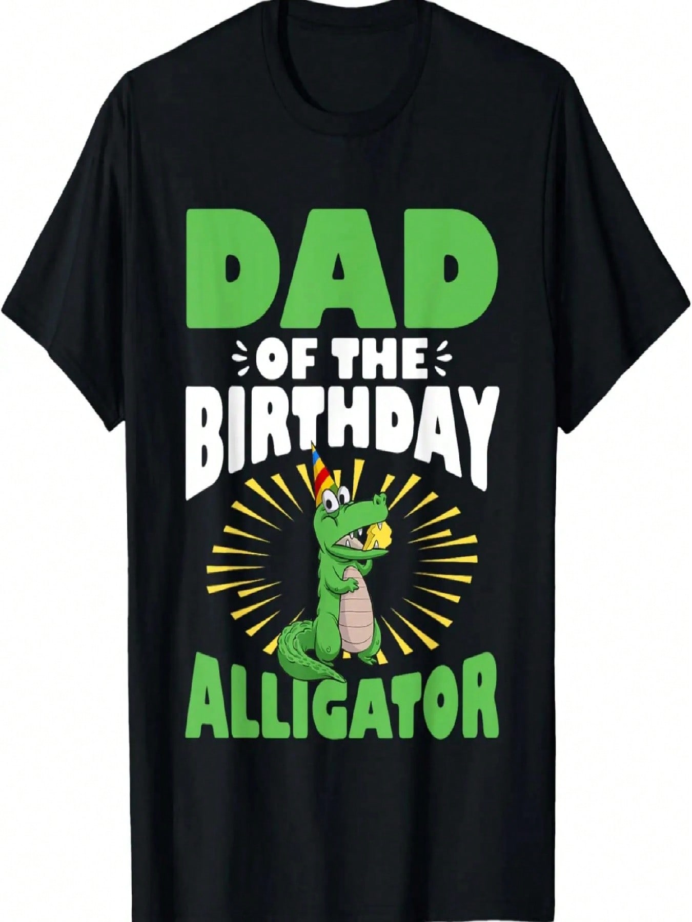Alligator Birthday Crocodile Alligator Dad T-Shirt,Comfortable Cotton T-Shirt,Comfortable Pure Cotton S разноцветный