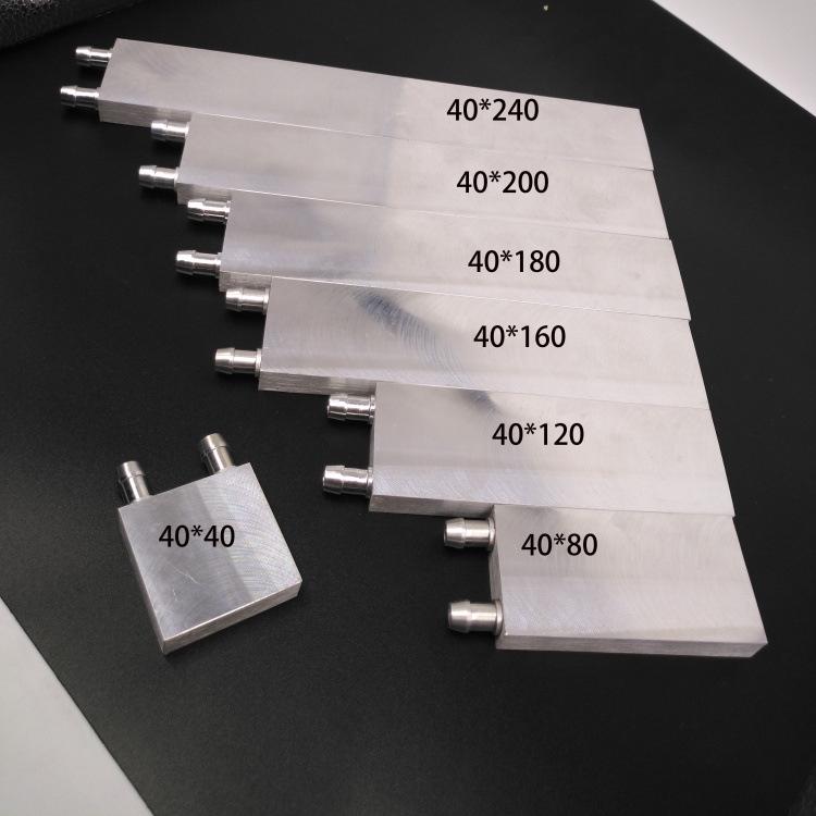 Aluminum Water Cooling Plate for CPU & GPU with Heat Absorber 10 Clamps