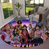 One Piece Round Area Rug Carpet Rug For Living Room Bedroom Sofa Playroom Decor Nonslip Floor Mat