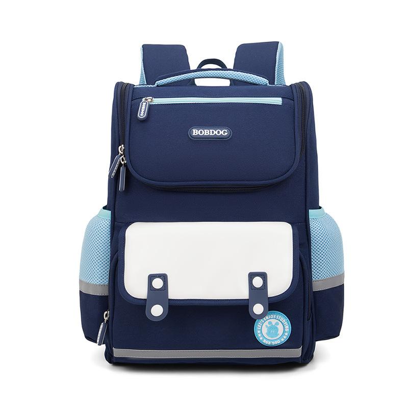 New Primary School Schoolbag for Female Junior High School Students and Male Load Reduction Spine Backpack