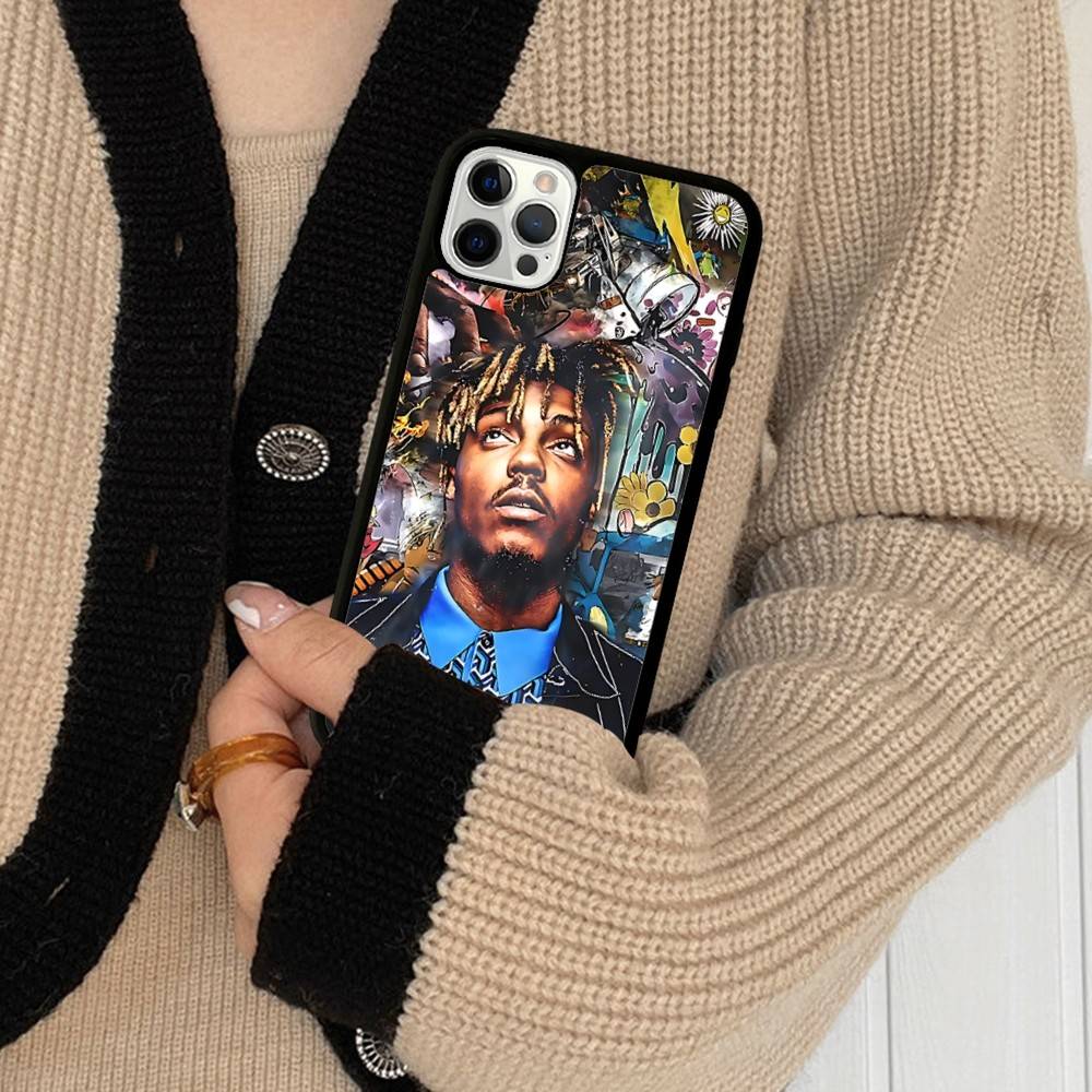 

Rapper J-Juice Wrld Phone Case Wireless Charging PC+TPU For IPhone 11 12 13 14 15 16 17 Pro Max Plus Case iPhone 14pro max