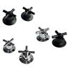 Utility Sink Faucet Repair Handle Set, Metal Two-Handle Replacement Hardware for Bathroom Utility Use, 6.81 X 6.81 Cm