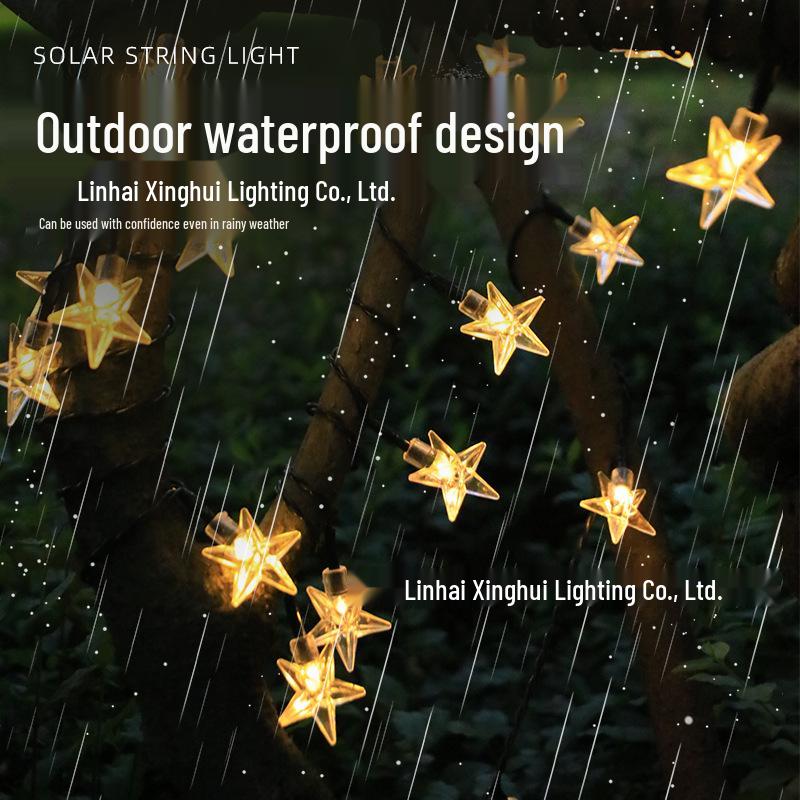 Outdoor LED Solar Crystal Ball String Lights - Waterproof Decorative Lights for Camping and Tents