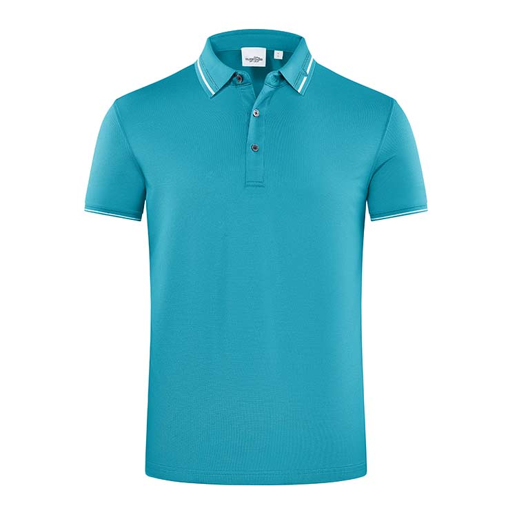 YHHC 98198  175G Jade Silk Lapel POLO Shirt