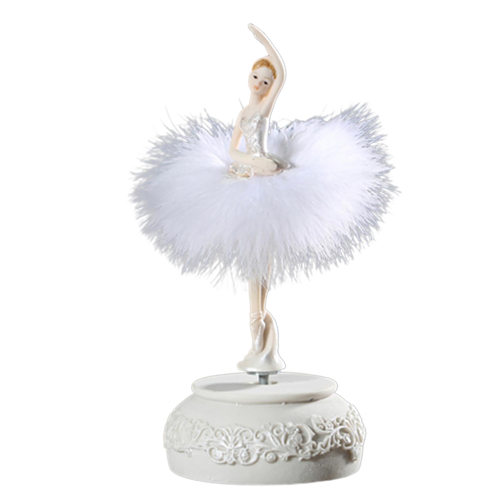 

Rotating Ballet Music Box Lightweight and Burr-Free Dancing Doll Music Box for Raplacing Musical Box Broken Dolls