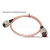 RF Connection Cable: N Male to N Male, Double Shielded RG142 with N-J/N-J L16-JJ Adapter Jumper.