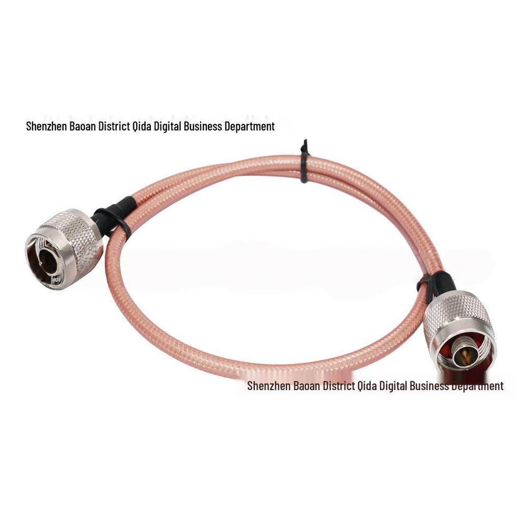 RF Connection Cable: N Male to N Male, Double Shielded RG142 with N-J/N-J L16-JJ Adapter Jumper.