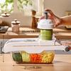 Stainless Steel Vegetable Cutterm,Multifunctional Slicer, Dicer, and Shredder with Adjustable Thickness for Potatoes,Carrots,Vegetable Slicer,Chopper