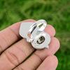 Turritella Agate Stone 925 Sterling Silver Statement Promise Bird Ring Jewelry