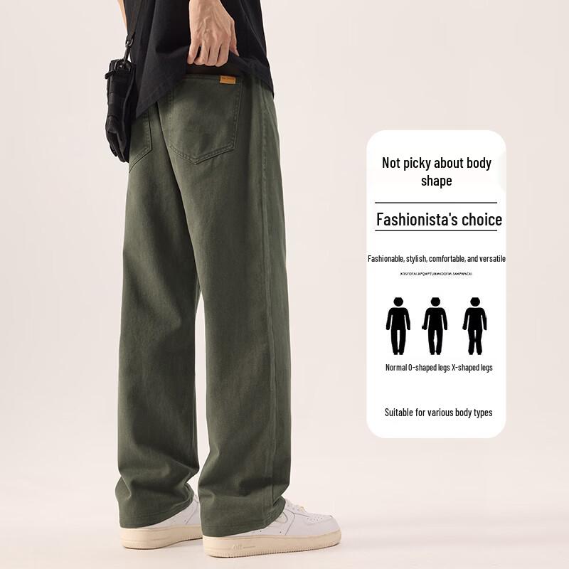 MEDE Men s Cotton Straight Loose Cargo Pants 4XL