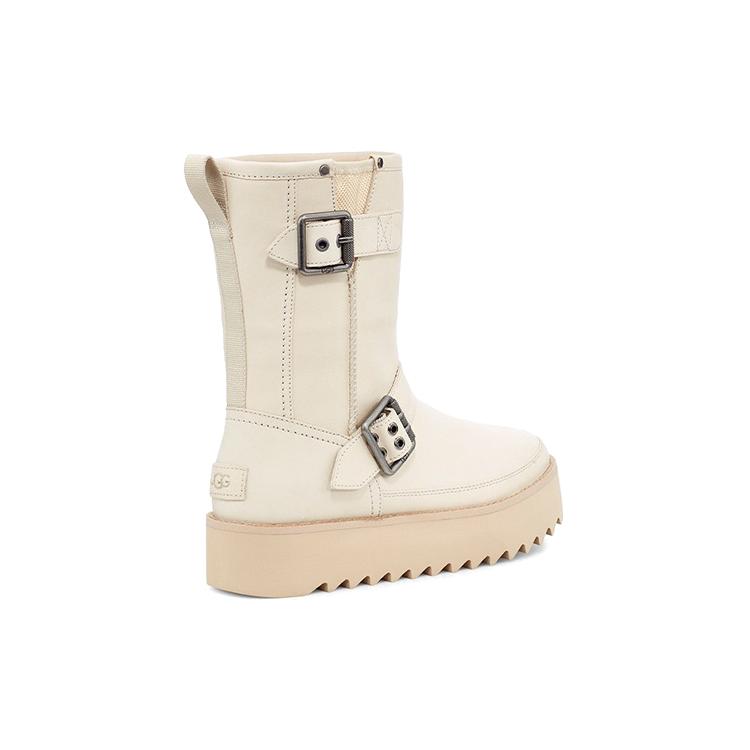 UGG Classic Rebel Biker Short Boot 'Bone' Women's 1106913-BONE
