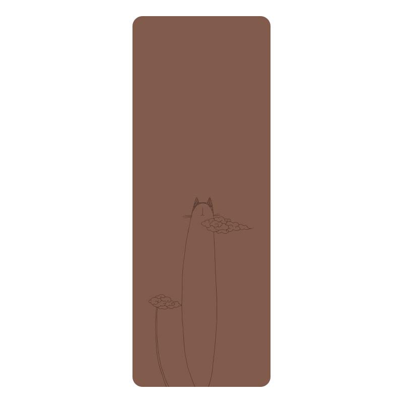 Non-slip, Sweat-absorbing, Personality Cartoon Yoga Mat - Natural Rubber, Widened & Long for Fitness and Plank Support
