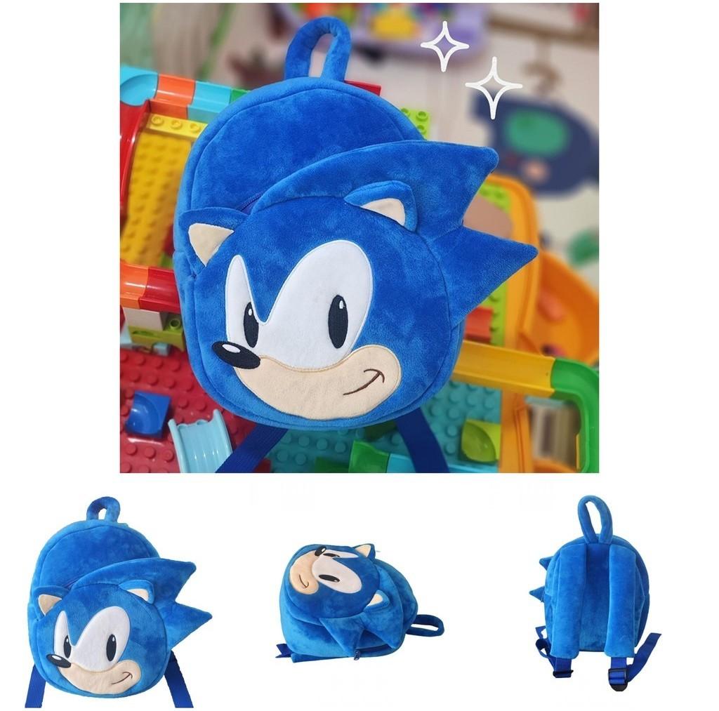 Pluszowy plecak Sonic Kolorowy i modny plecak dla maluchów i dzieci