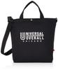 Universell overall Souvenir Bomull 2-vägs tygkasse, Svart, En storlek