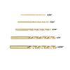 Way Left Hand Drill Bits 10pcs/Set 3.2-8.7mm Drilling Gold