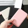 3-Farben Desktop Make-up Spiegel PU-Leder Einfach Tragbar Handspiegel Faltbar Studenten Kompakt Süßer Taschenspiegel Neu