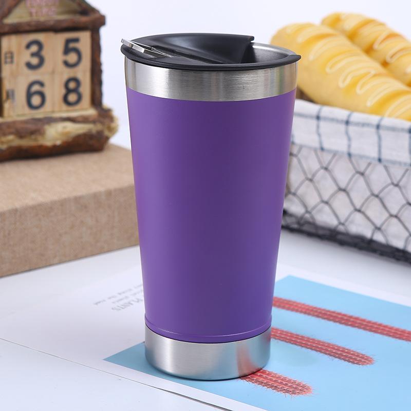 Kapacitet Affärsölmugg304 Rostfritt Stål Vakuum Portabel Bilmugg med Kapsylöppnare Ölmugg Stor Kapacitet Affärsölmugg