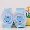 0-3 Children's Summer Mesh Sponge Knee Pads for Babies Crawling, Learning To Walk, Breathable Cartoon Knee Pads for Infants and