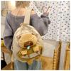 Capybara Snot Plush Backpack With Adjustable Shoulder Straps And Large Capacity