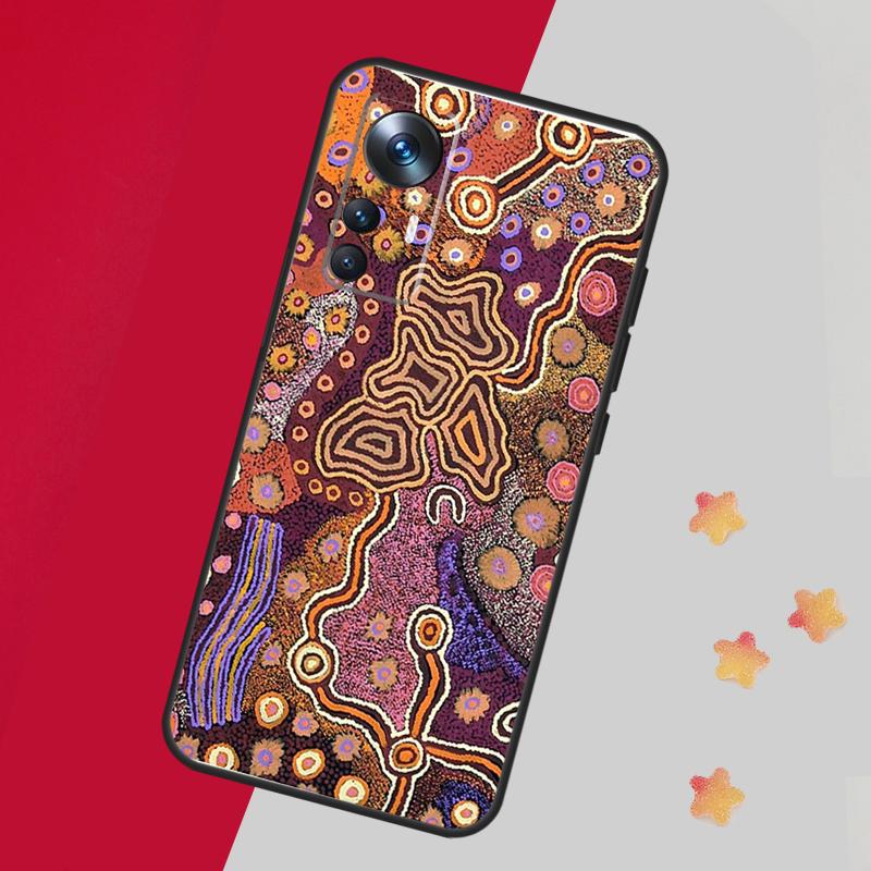 Aboriginal Art Print Case For Xiaomi 14T Pro 11T 12T 13T 13 14 15 Ultra Cover For POCO F7 F6 F5 X3 X5 X6 X7 Pro