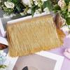 6-inch sewing fringe trim, 10-yard polyester gold tassel chain trim, DIY clothing lights and pillow decoration