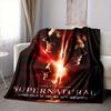 1Pc Supernatural Series Poster Blanket Soft And Comfortable Casual Warm Camping Travel Christmas Halloween Xmas Gift M92889