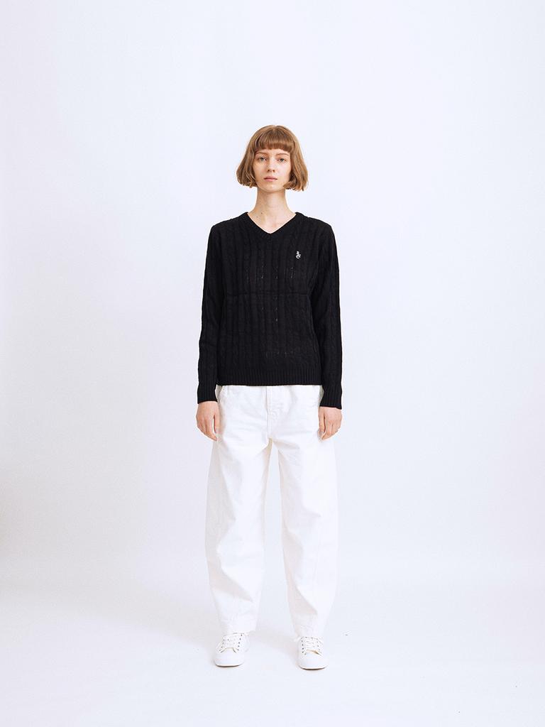 ROYAL CLUB HOLIDAY Royalmark Cable Knit Black