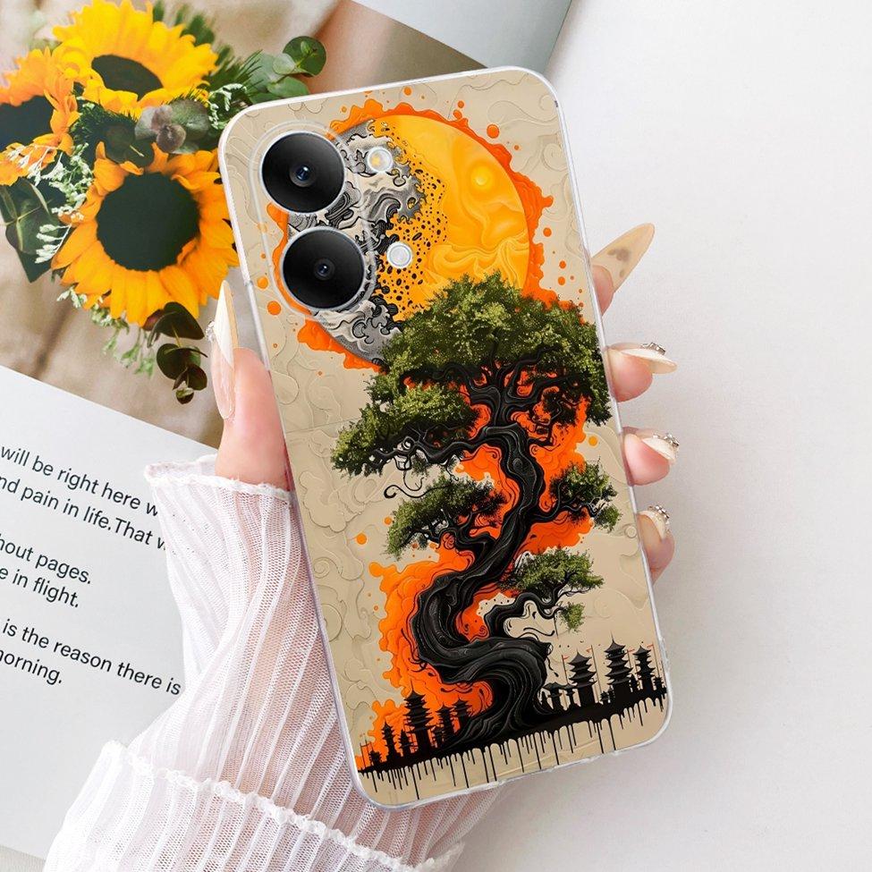 Case For Xiaomi Poco X8 Pro Max Cover Transparent Fashion Butterfly Cute Cat Cool Painted Soft Phone Casing 2602BPC18G