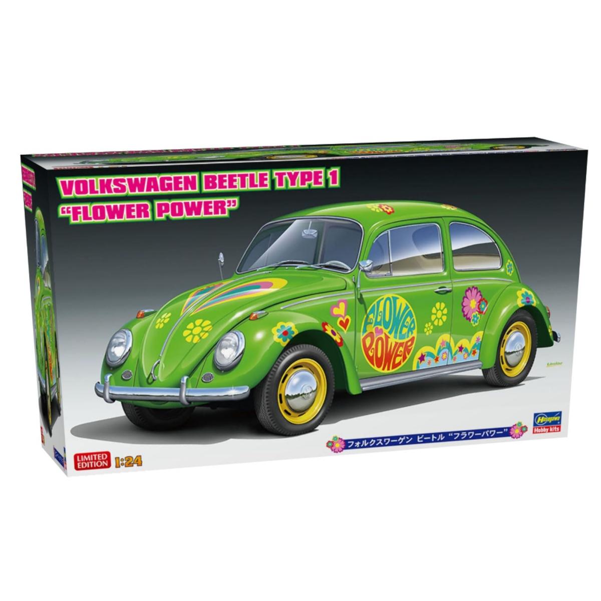 

Hasegawa Volkswagen Beetle Flower Power Plastic Model 20488 1/24 (Car)