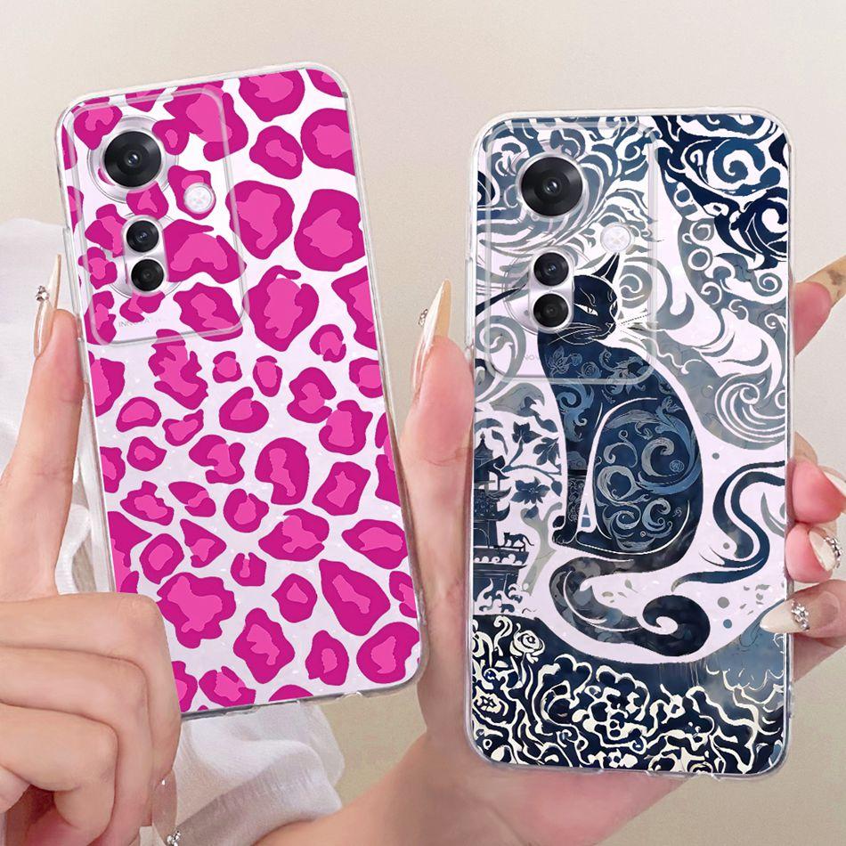 For OPPO Reno11 F 11 Pro 5G New Simple Style Phone Case For Oppo Reno11 Reno 11F 11Pro Transparent TPU Soft Silicone Cases