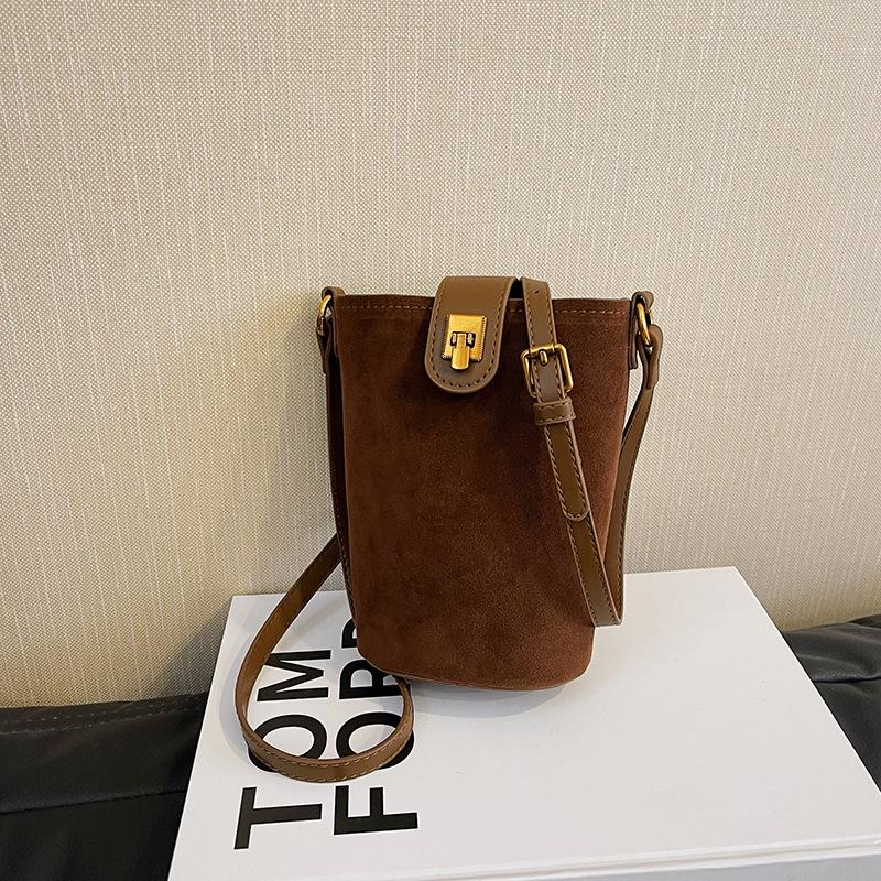 Damska Retro Matowa Torba Listonoszka - Casualowa Torba na Ramię Jesień/Zima