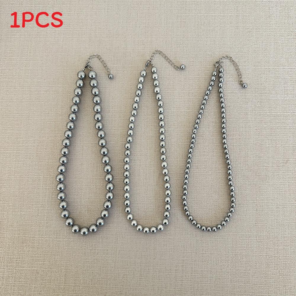 Natural Beibei Pearl Necklace Handmade Geometric Design For Women Gift