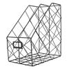 Portariviste da scrivania Geometria semplice Metallo Salvaspazio Organizzatore di file per riviste da scrivania per documenti