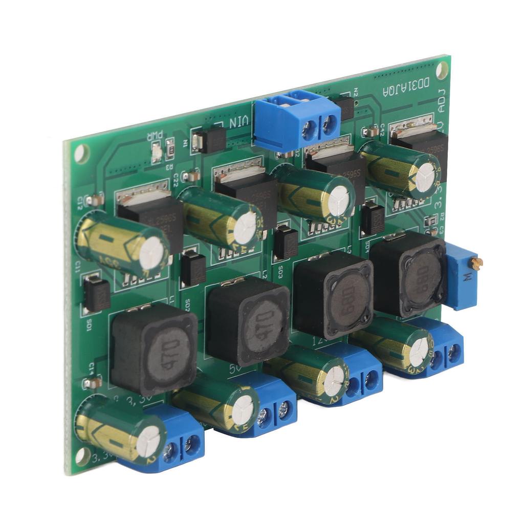 Buck Converter Module 3.3V 5V 12V Adjustable Voltage Output 2‑28V 3A Multi Channel Switching Power Supply Panel