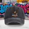 American Bald Eagle Flag Baseball Cap Distressed Cotton Washed Outdoor Unisex Adjustable Hat