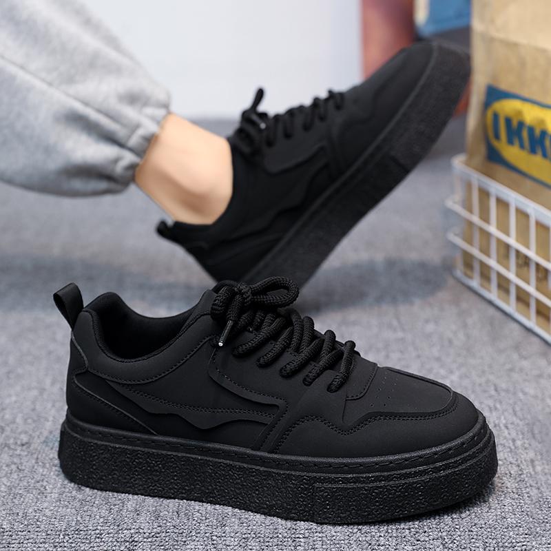 New Men's Classic Fashion Low Top Thick Sole Skateboarding Shoes Comfortable Soft Sole Basketball  Sneakers