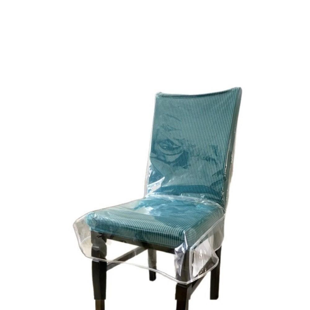 Transparent Chair Cover Clear PVC Chair Protector Protectors Chair Seat Cover  Standard Chairs