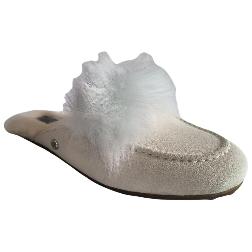UGG Closed Toe Slippers Unisex White 1099946-JSM