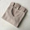 Pullovers Tops Women Long Sleeves Winter Padded V Neck Blouse Oversized Loose Long Sleeve Shirt Slim Pullover Tops