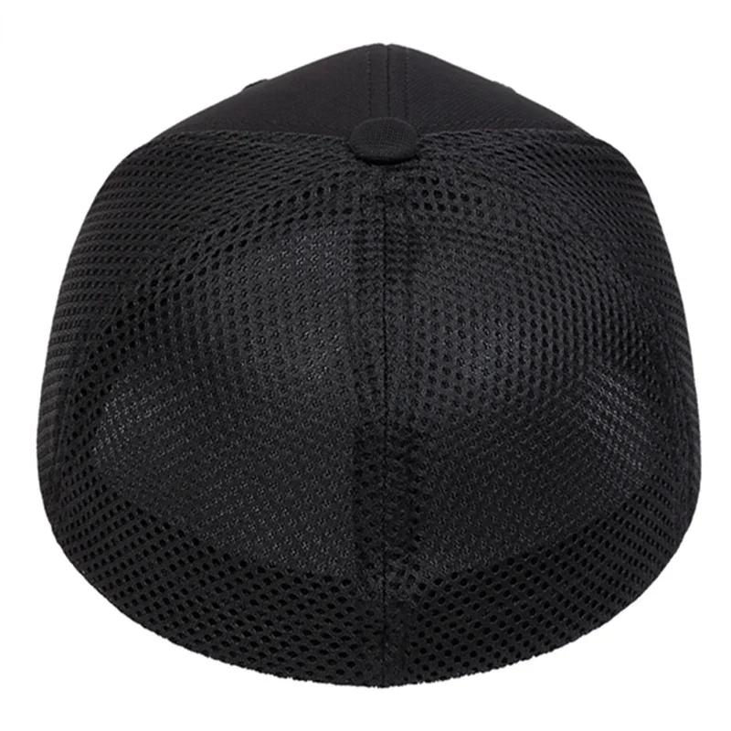 Unisex Solid Color Breathable Baseball Net Caps Outdoor Adjustable Spring and Summer Casual Sunscreen Hat