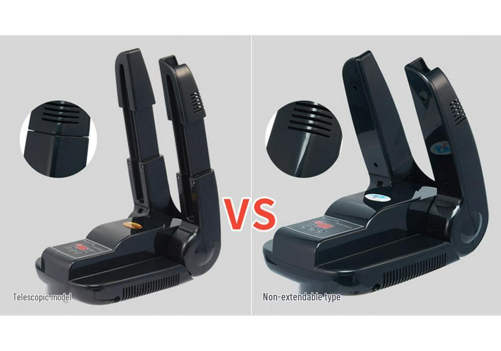 Smart Folding Shoe Dryer with UV Ozone Disinfection and Timer Function