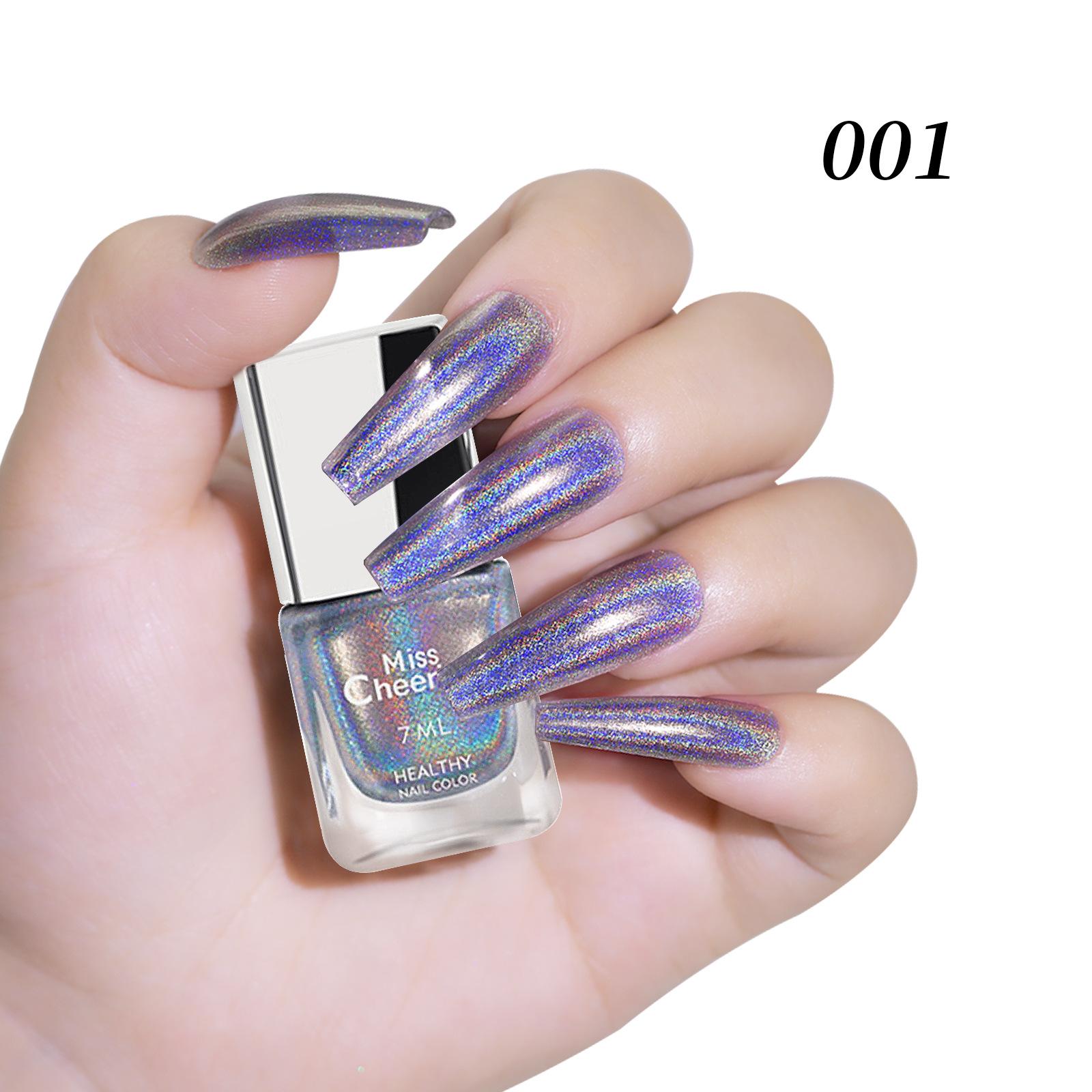 

Лак для ногтей с лазерными блестками, цветной фантазийный лазерный лак для ногтей