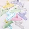 10Pcs Clear Acrylic Paper Clip Paper Clamp for Food Bag Photo Drawing Board Acrylic Paper Clip for Home Kitchen Office