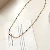 Women Light Luxury Niche Design Natural Stone Turquoise Shell Pearl Beaded Clavicle Necklace