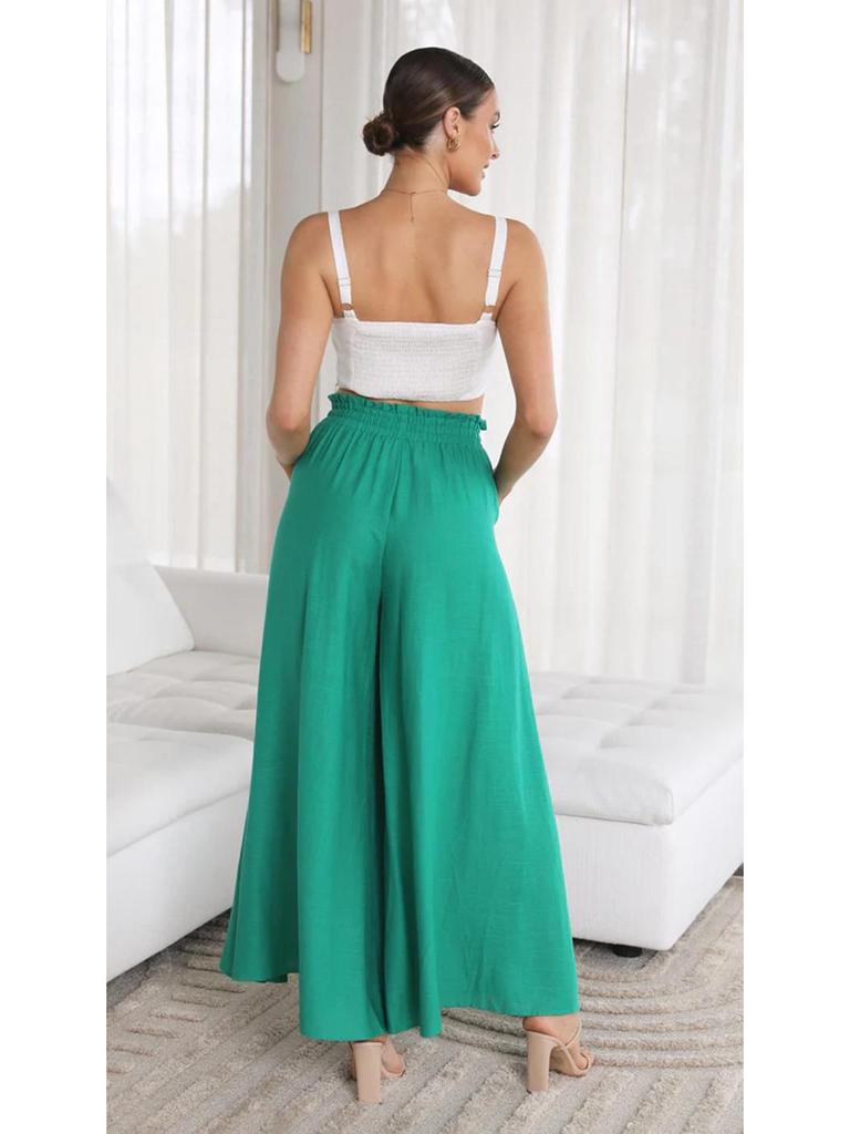 Women's High-Waisted Wide-Leg Culottes - Autumn/Winter Collection