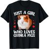 Funny Guinea Pig Costume For Women Girls Guinea Pig Lover T-Shirt